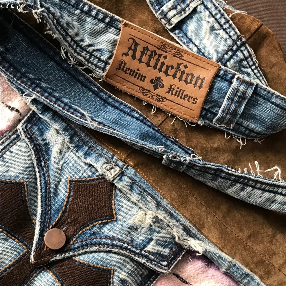 Boutique denim BOHO bag